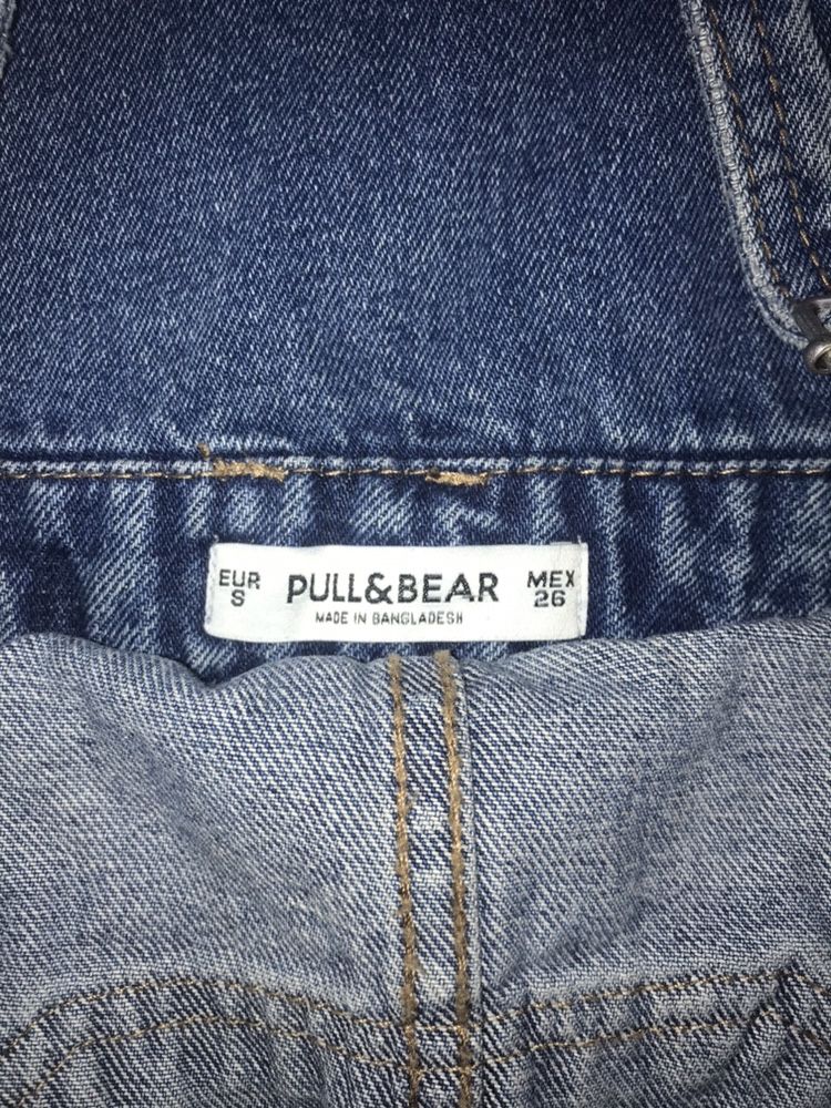 Ogrodniczki jeansowe Pull&Bear roz. S