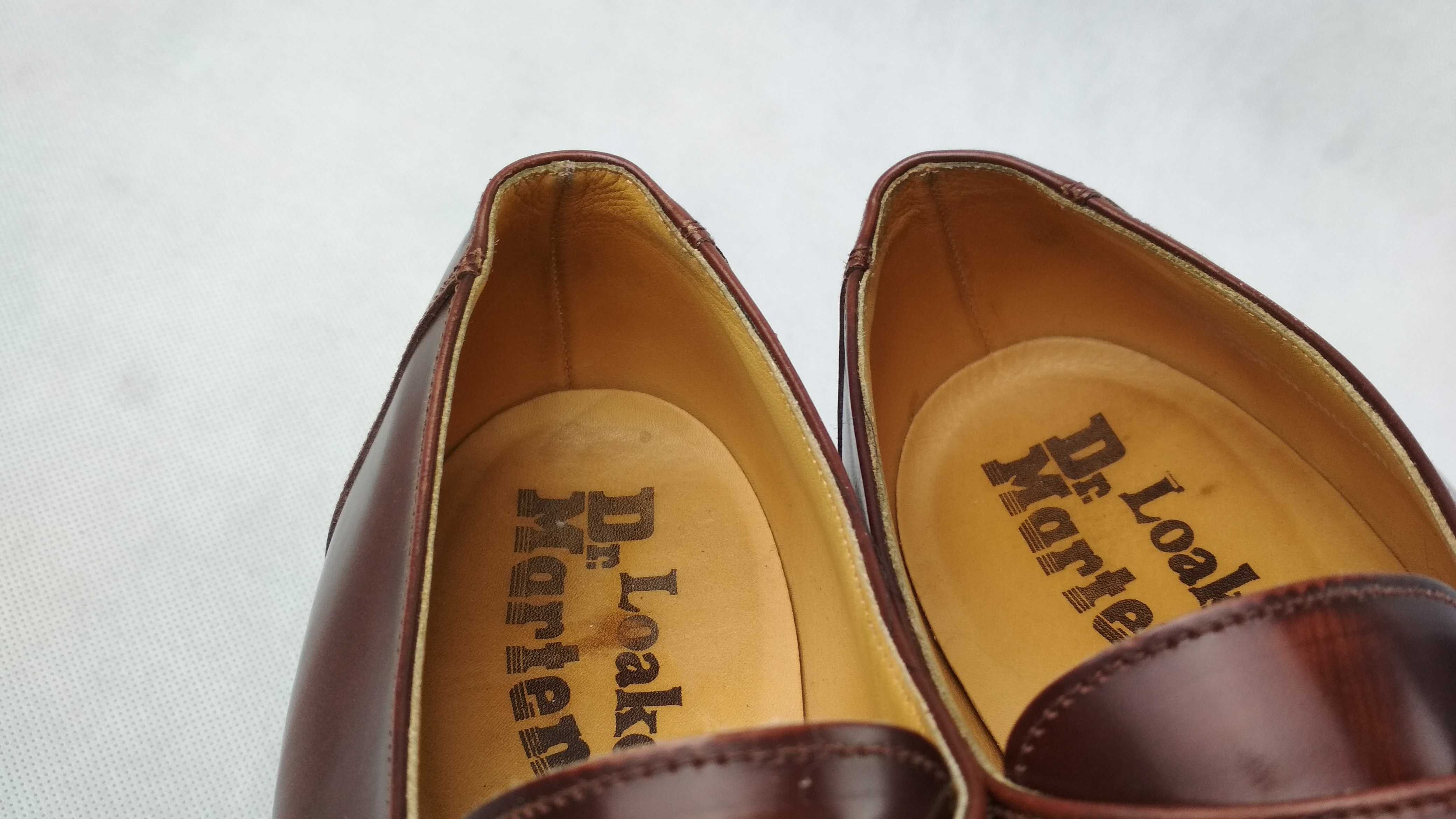DR. MARTENS x Loake Buty Półbuty Monki Z Klamrą Skórzane Roz. 47