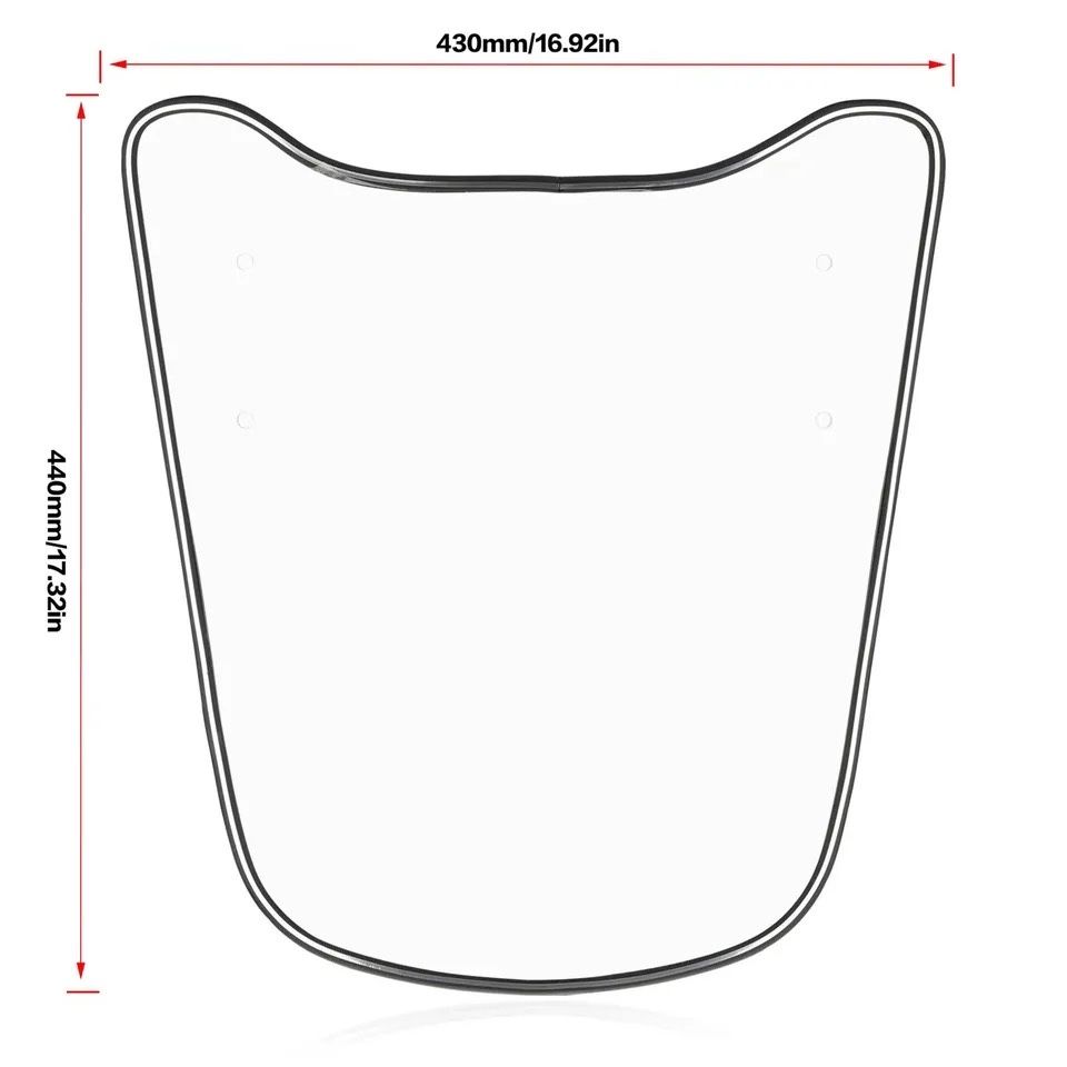 Універсальне вітрове скло до скутера чи мотоцикла
