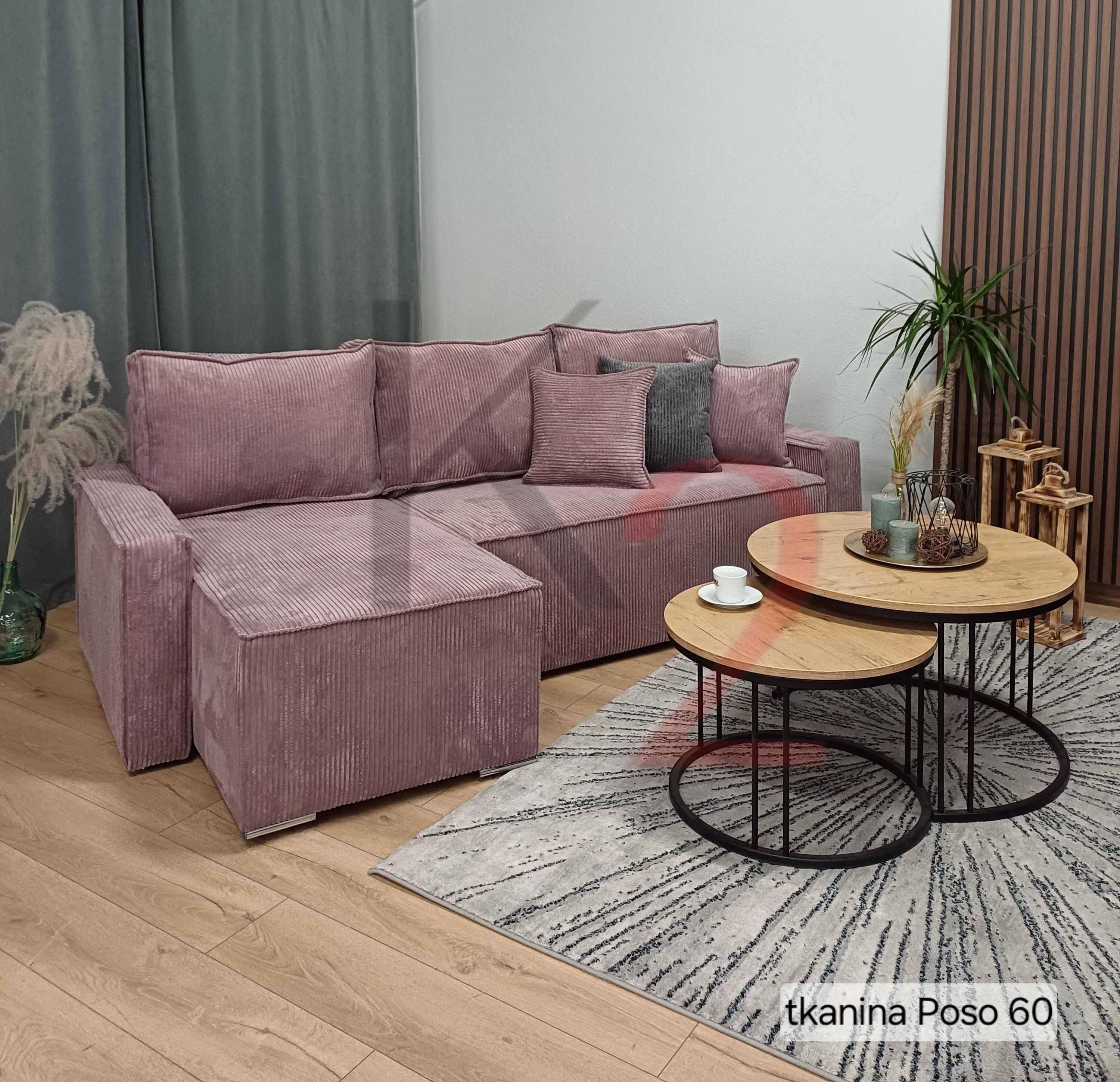 Narożnik FABIO sofa rogówka USB kanapa młodzieżowa hotelowa + GRATIS