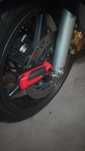 Blokada tarczy hamulcowej z alarmem Abus ,Honda,Suzuki,Yamaha