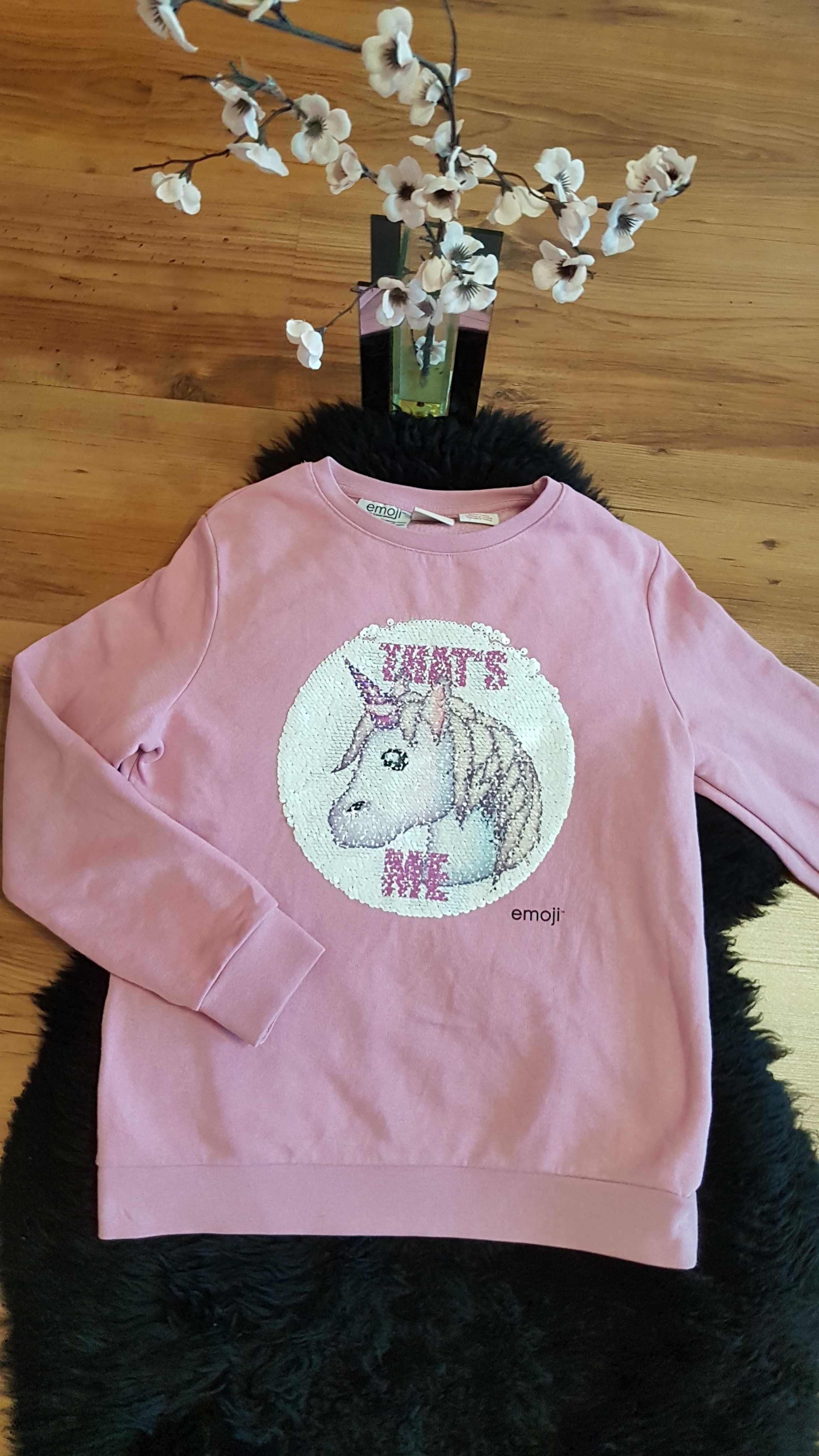 Nowość 2024:)  bluza EMOJI MANGUUN odwracane cekiny 152
