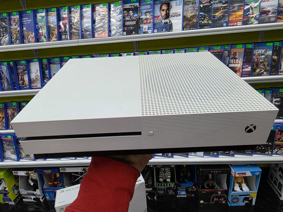 Konsola Xbox One S 500GB z napędem + 3 gry Gwarancja 6 mc ZAMIANA