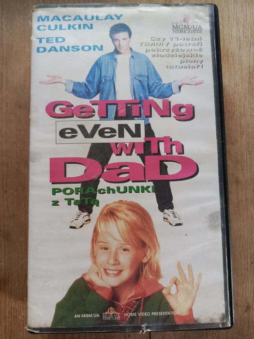 Porachunki z Tatą - Macaulay Culkin kaseta VHS video