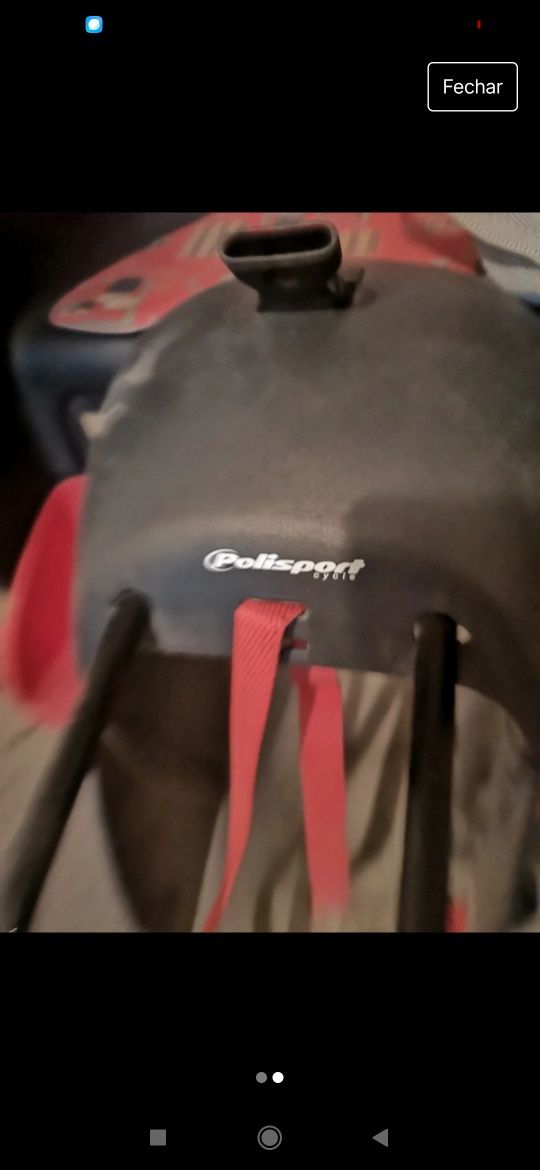 Cadeira para atrelar na bicicleta