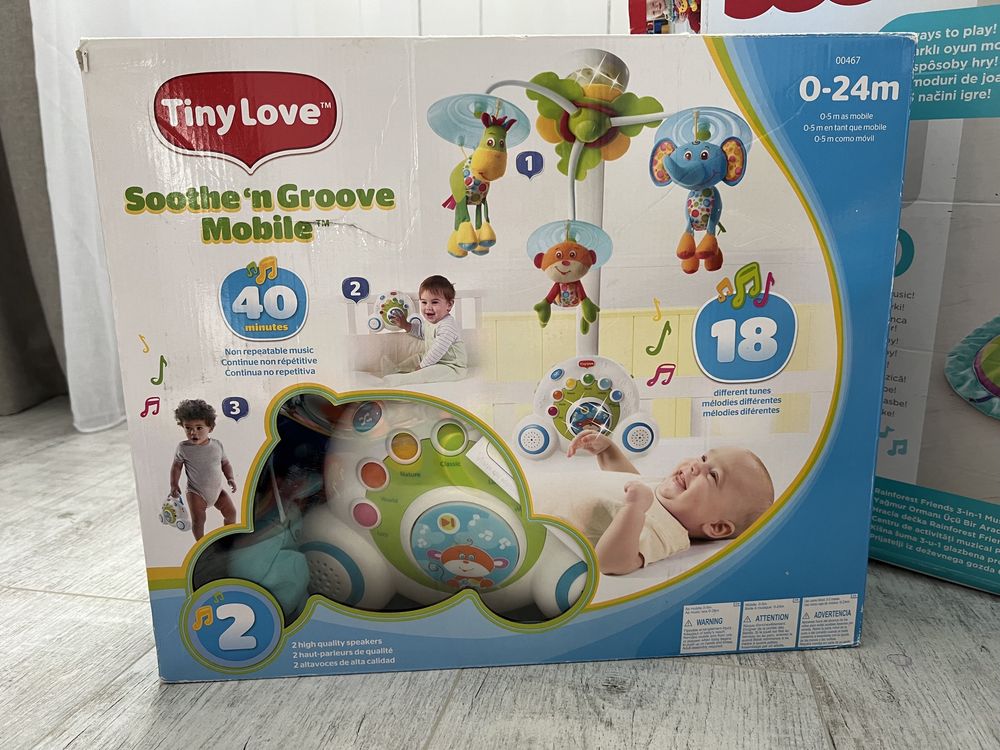 Іграшки Tiny Love,Fisher Price,Kiddieland