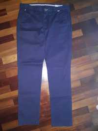 Calças Homem Springfield Chinos 44 SLIM Azul Escuro