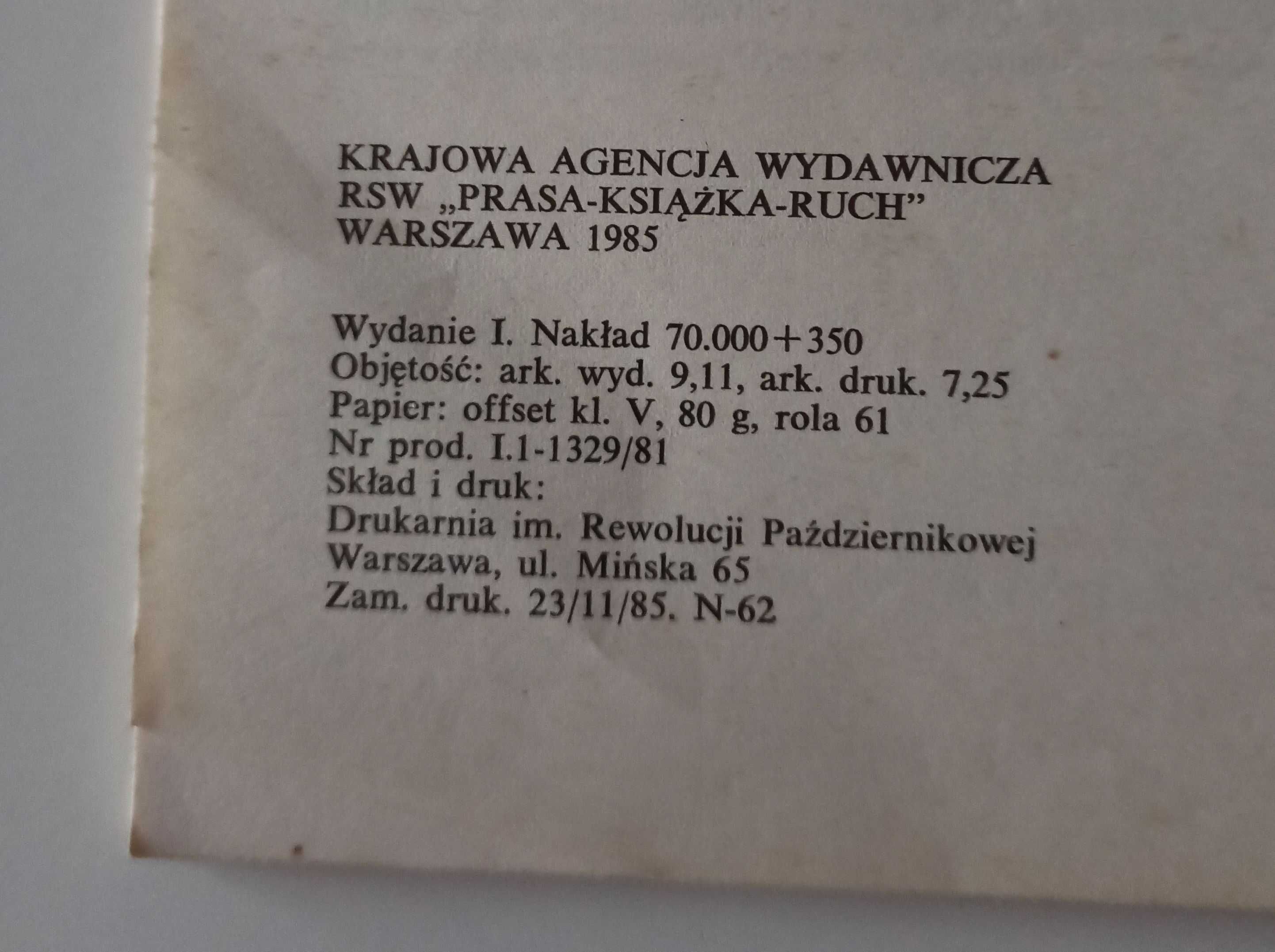 Synowie Timokratesa Jerzy Pilikowski  1985
