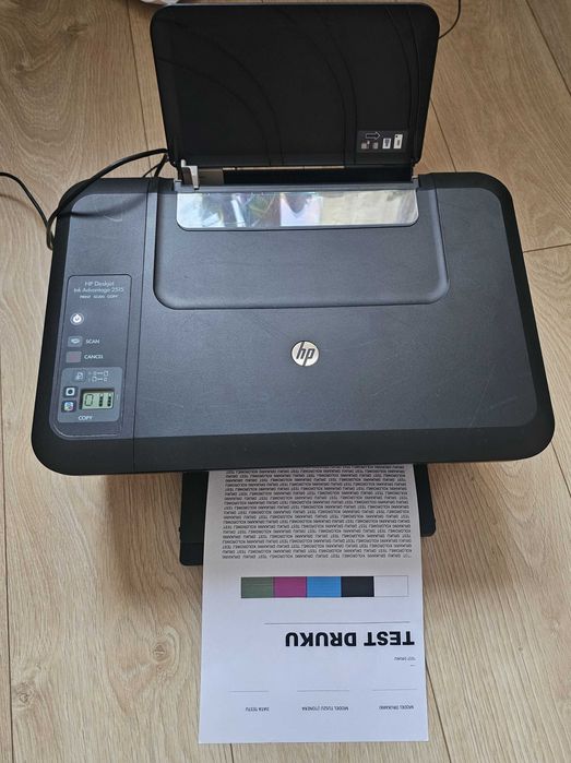 HP Ink Advantage 2515 drukarka atramentowa, sprawna, z tuszami