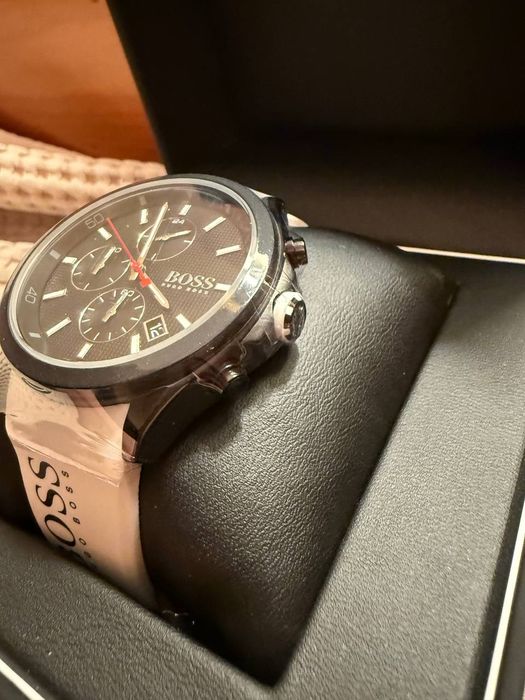 Nowy! Zegarek męski Hugo Boss velocity bialy