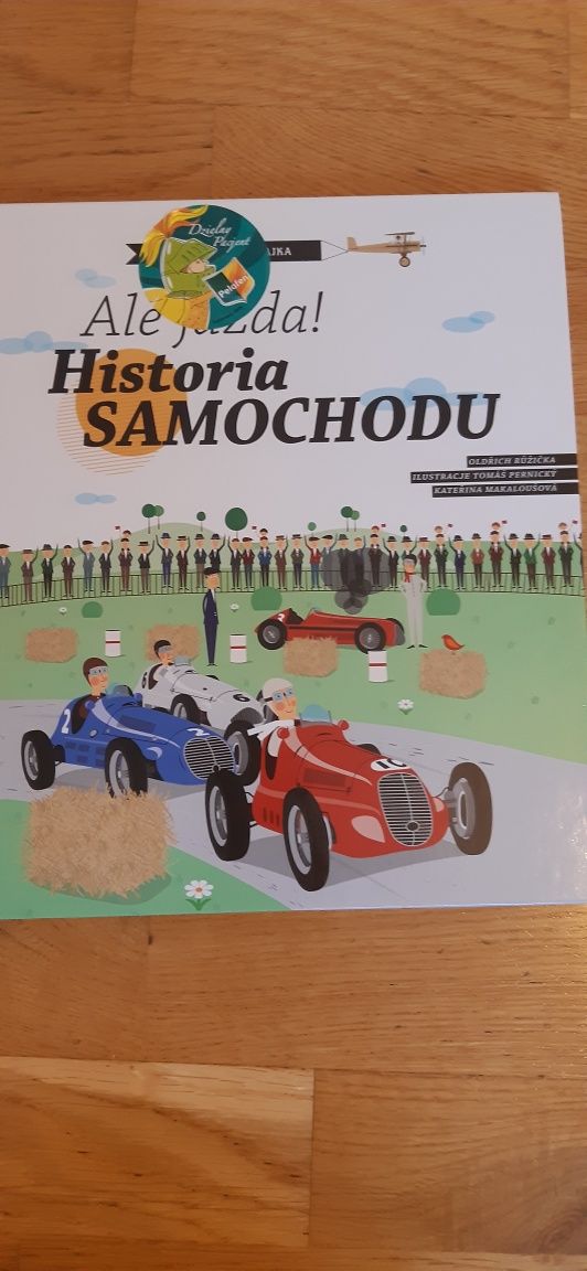 Książka dla dzieci Historia Samochodu