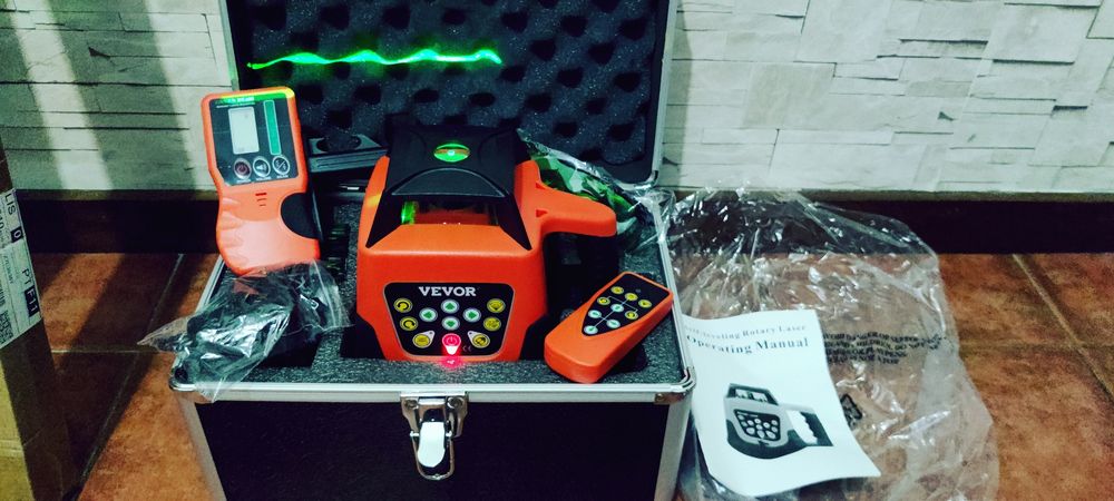 Kit Laser Rotativo + Tripé + Régua 5mt NOVO