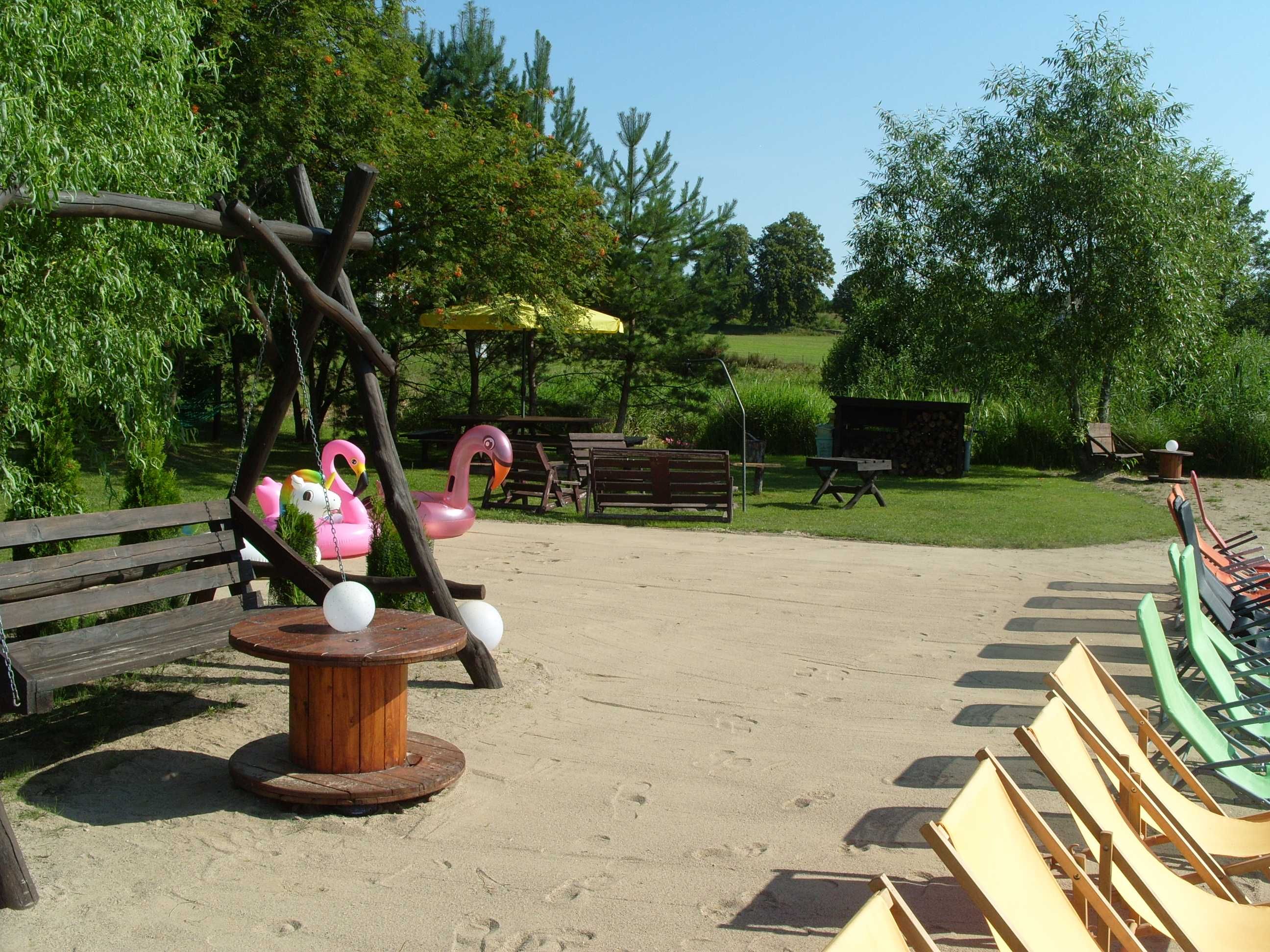 MAZURY Domek 2 nad jeziorem-własna plaża +sprzęt pływający