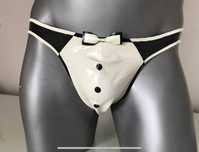 Stringi męskie latex lateksowe