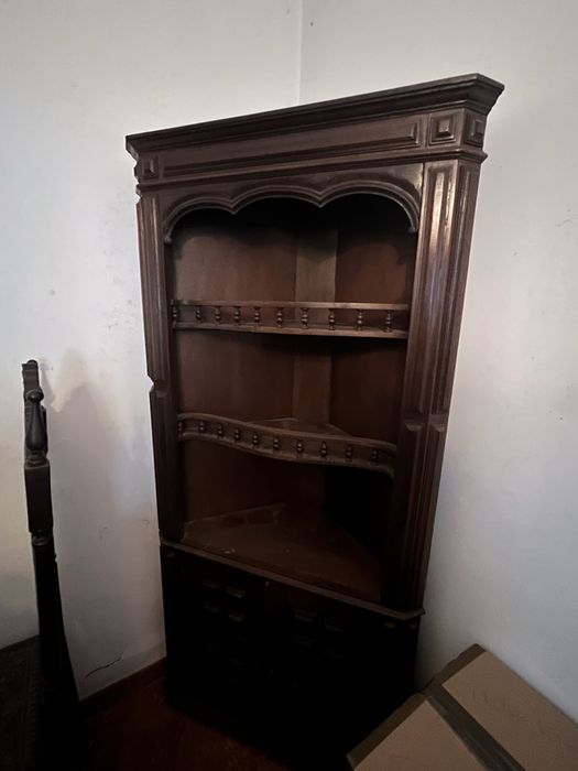 Estante de canto vintage