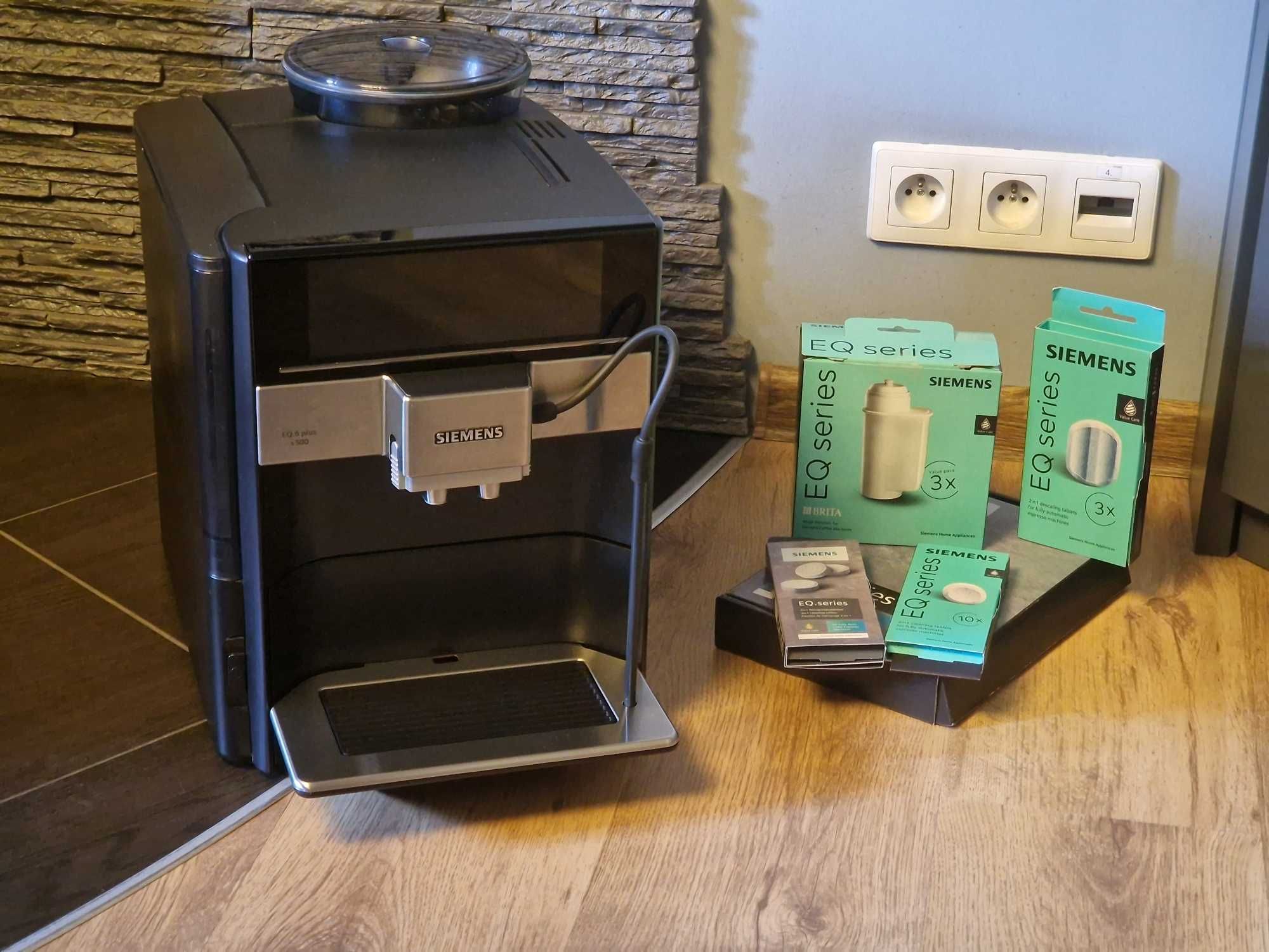 Ekspres do kawy SIEMENS EQ.6 plus S 500 TE655319RW stan idealny