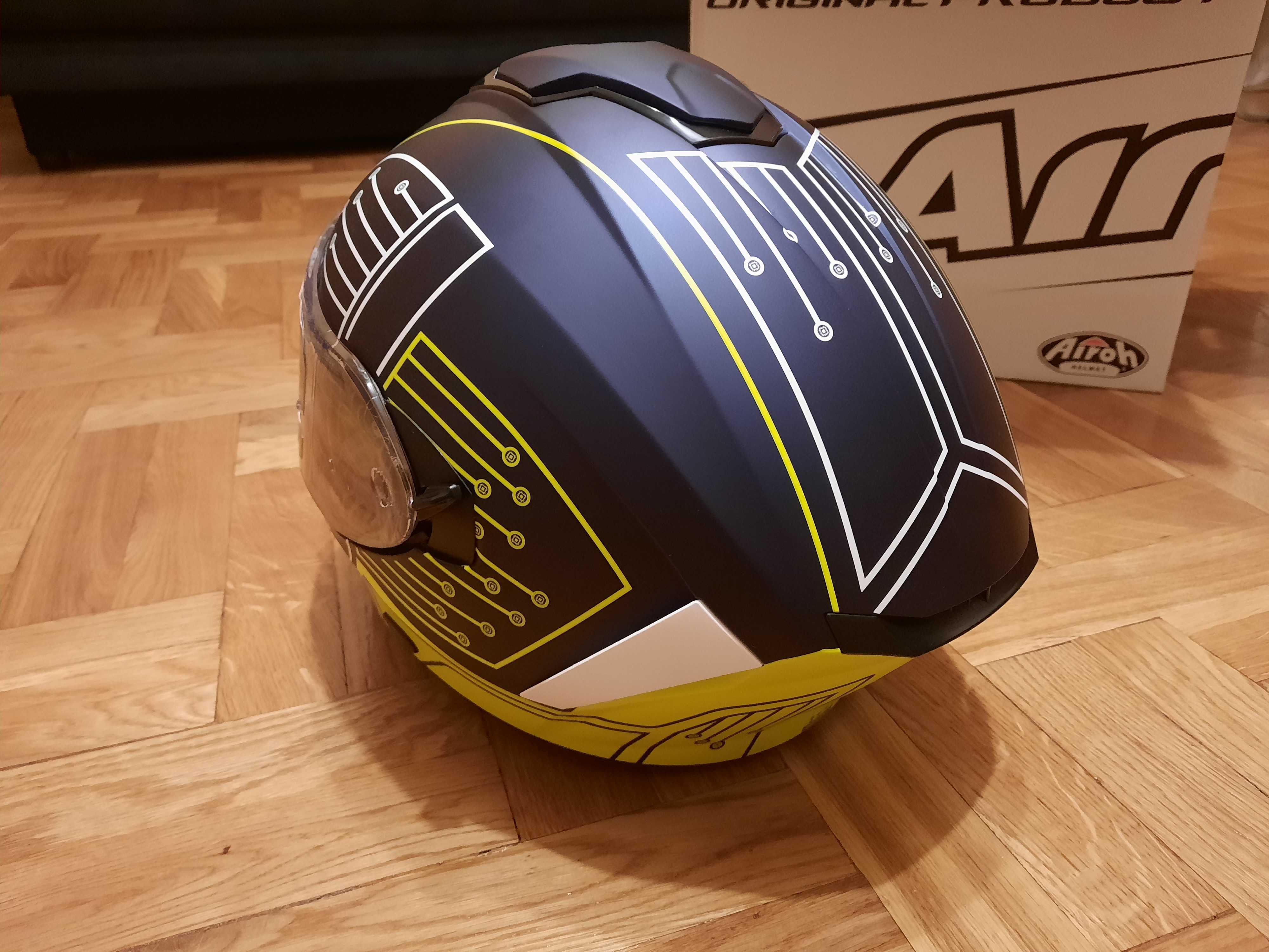 Kask Airoh spark cyrcuit blue M S rozm. M i S niebieski