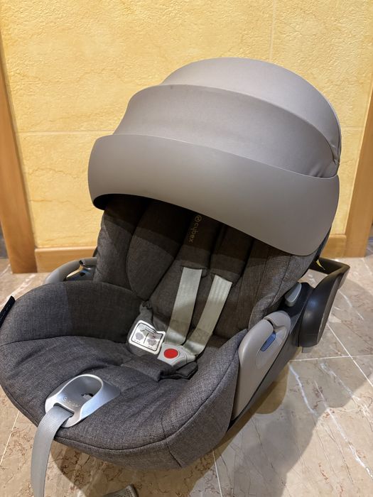 Ovo cybex cloud z + base isofix z + capa chuva
