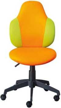 Inter Link Krzesło biurowe, dziecięce zieleń pomarańcz  52 x 56 x 94cm