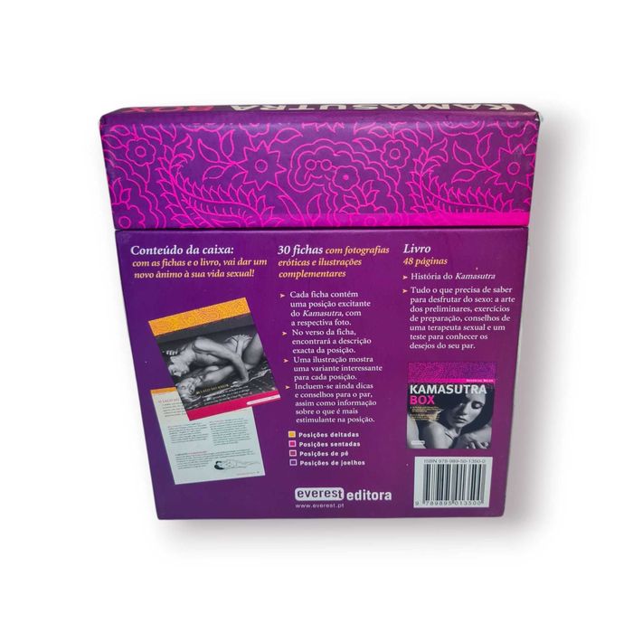 Kamasutra Box–Conjunto com Livro+30 Fichas Ilustradas (Edição Everest)