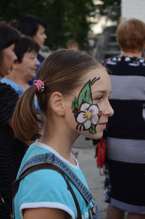 Рисунки на лице детский аквагрим