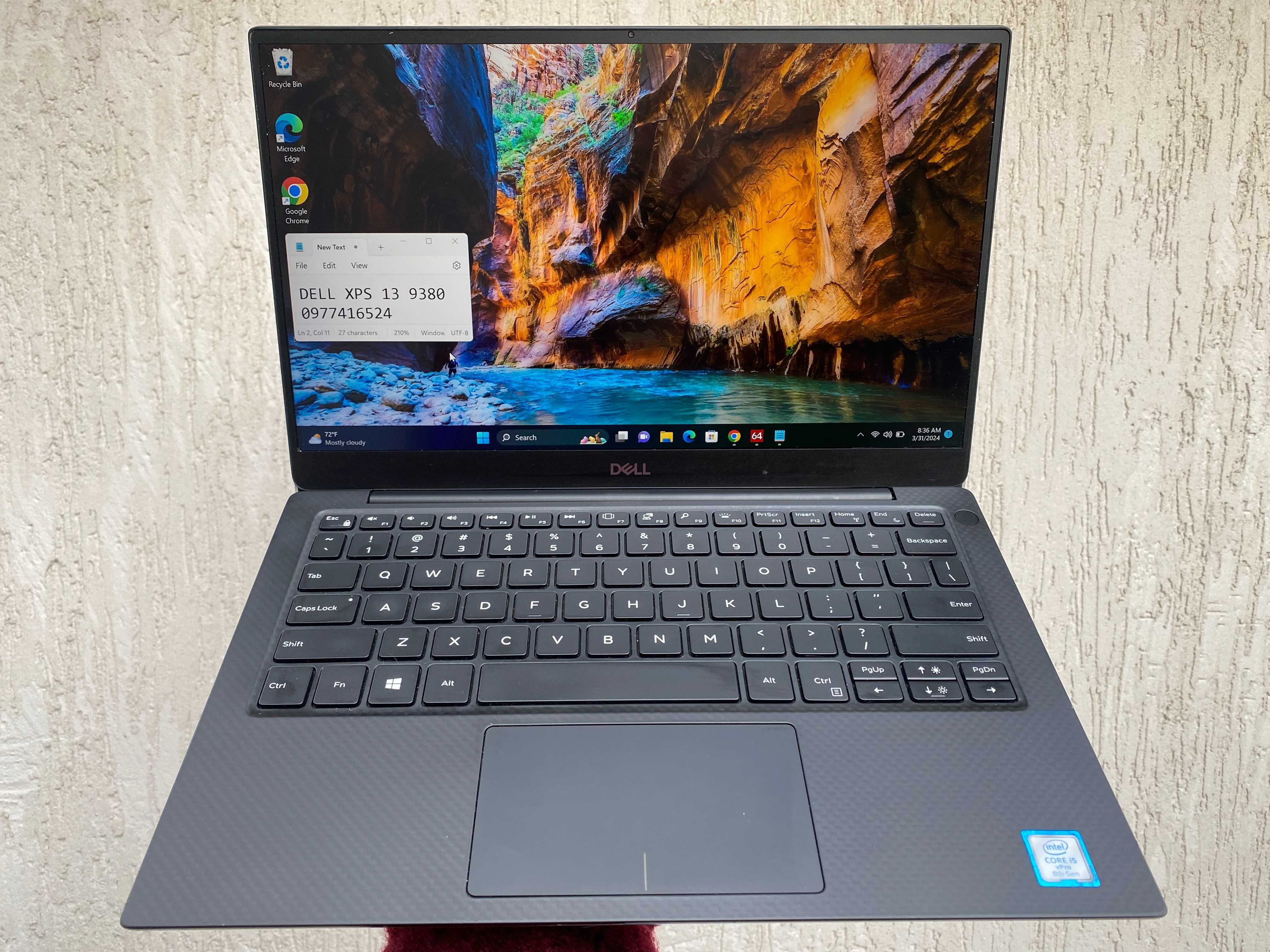 Преміальний ультрабук DELL XPS 13 9380 i5 8/256Gb батарея 8,5годин