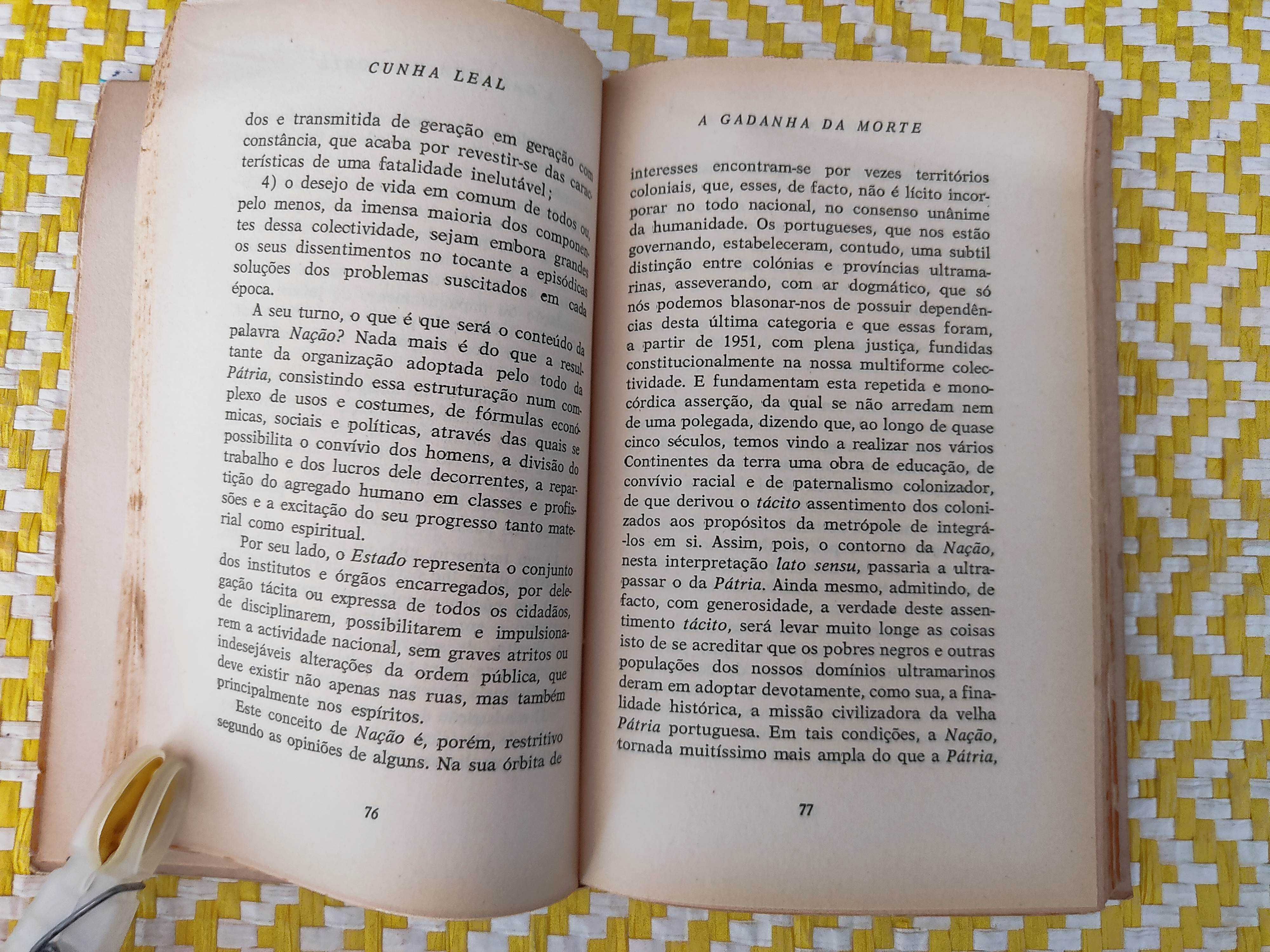 A gadanha da morte – 
Cunha Leal