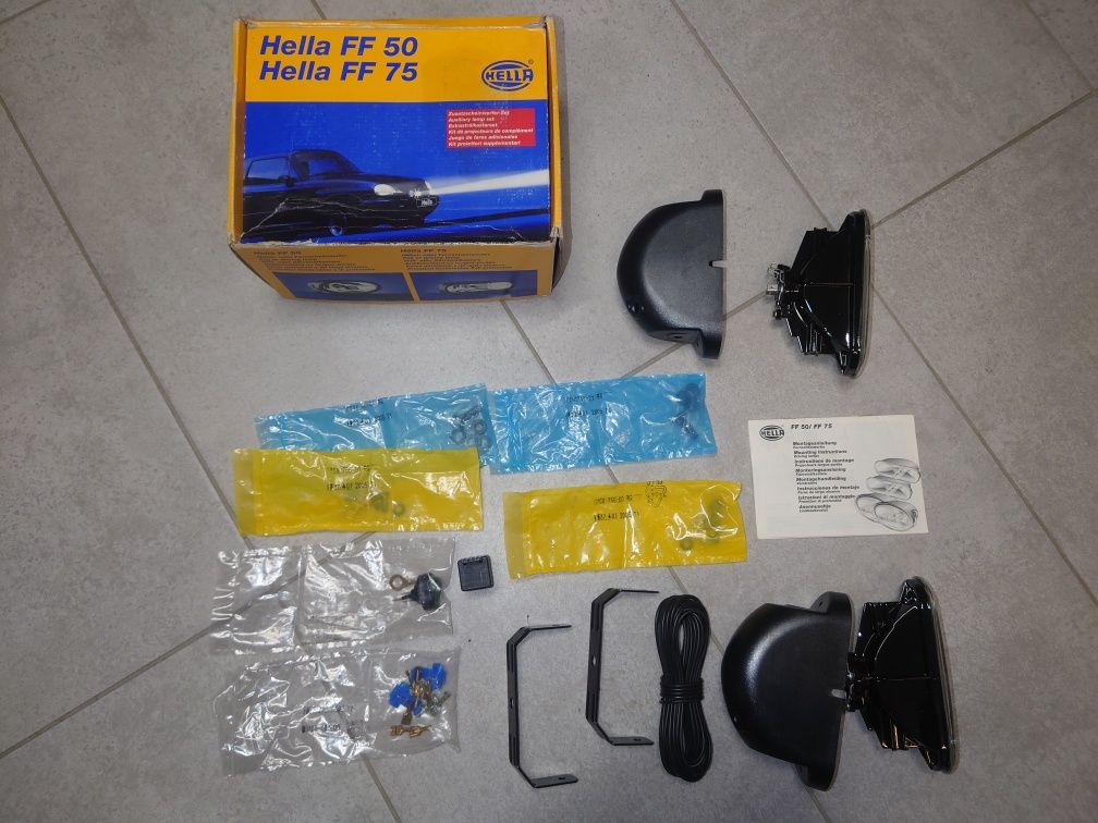 Halogeny dalekosiężne Hella FF75 nowe