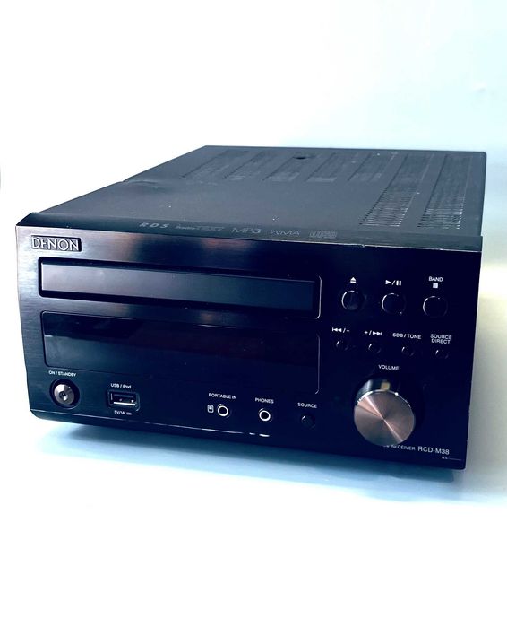 Amplituner stereo Denon RCD-M38 z wbudowanym odtwarzaczem CD, okazja!