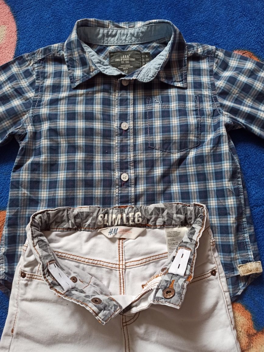 Костюм, джинси, комплект, сорочка, рубашка, штани H&M