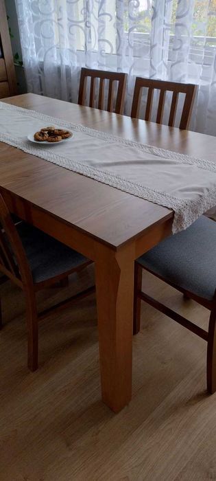 Stół Bergen + 6 krzeseł Ramen