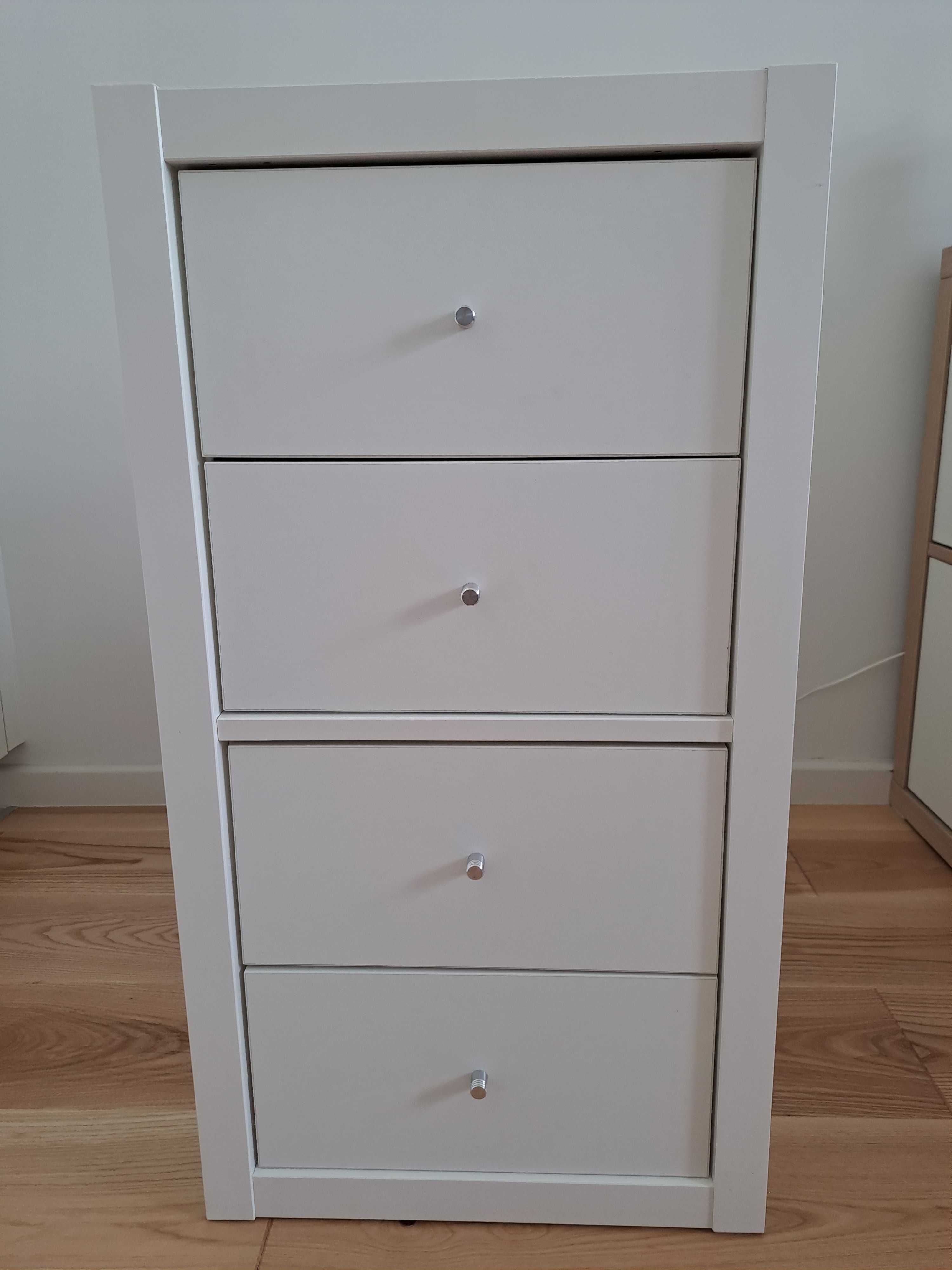 Regał Kallax Ikea z szufladami
