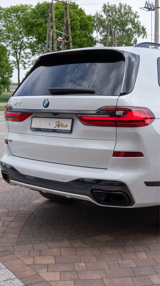Auto do ślubu BMW x7