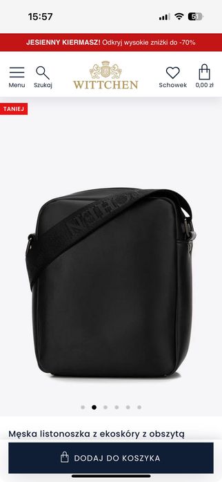 Чоловіча сумка Wittchen мужская сумка