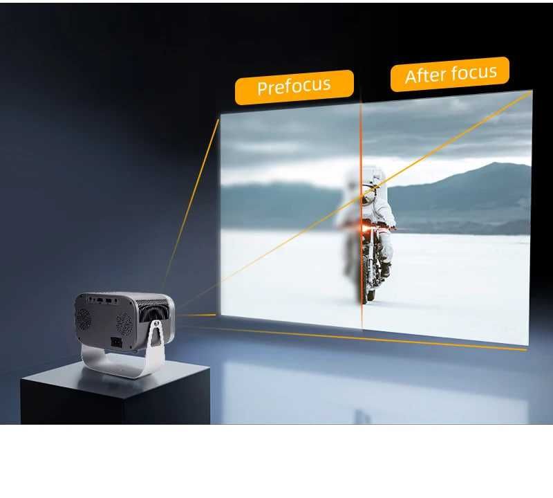 MINI projektor AUN A003 WIFI LED wideoprojektor kinowy 3D do 1080P 4K