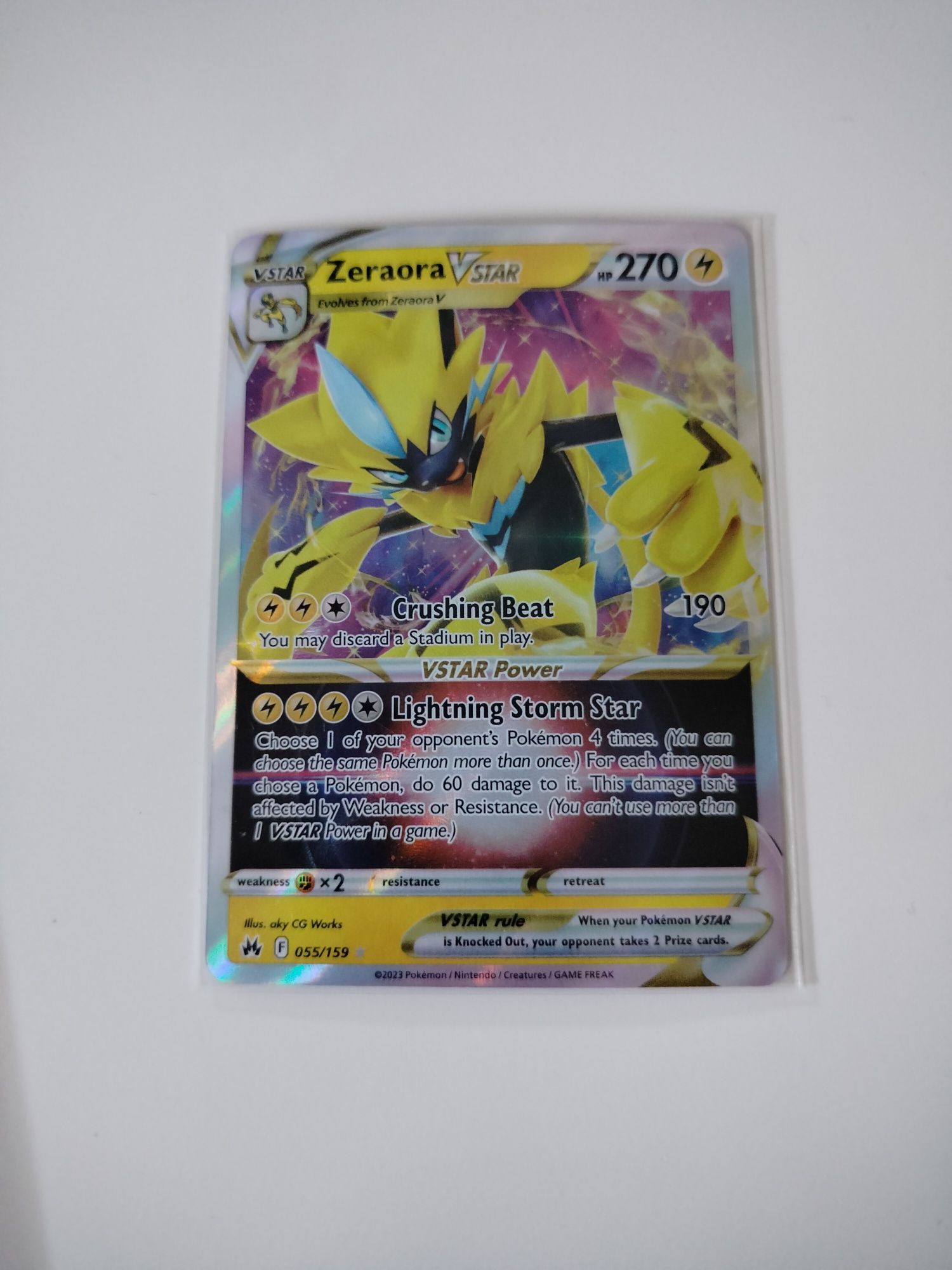 Karta Pokemon Zeraora Vstar