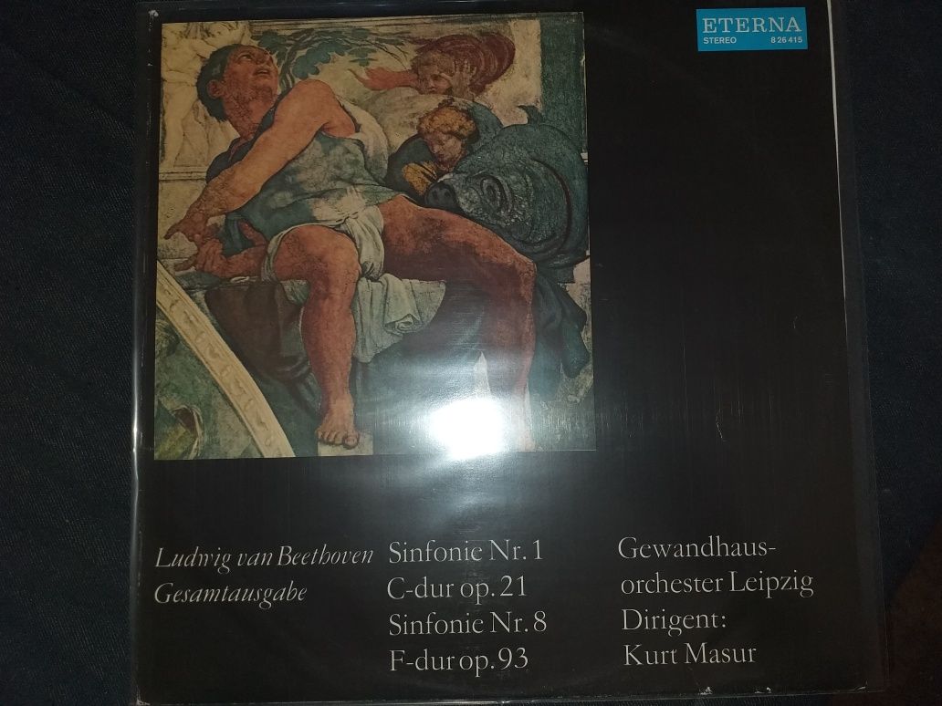 Vinyl Beethoven Symph. no. 1 i 8 (dyr. K.Masur) Eterna 1975