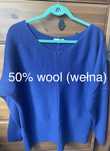 Sweter Calvin Klein kobaltowy/niebieski
