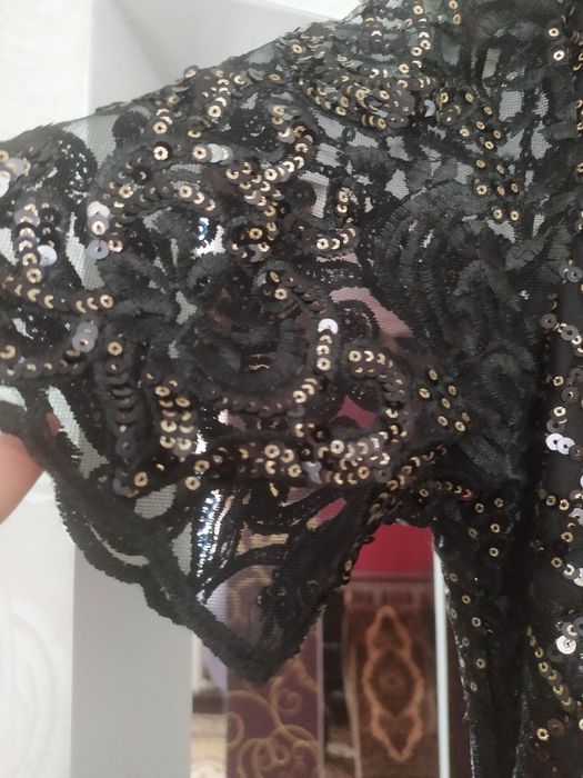 Роскошное платье с пайетками нарядное праздничное сукня святкова