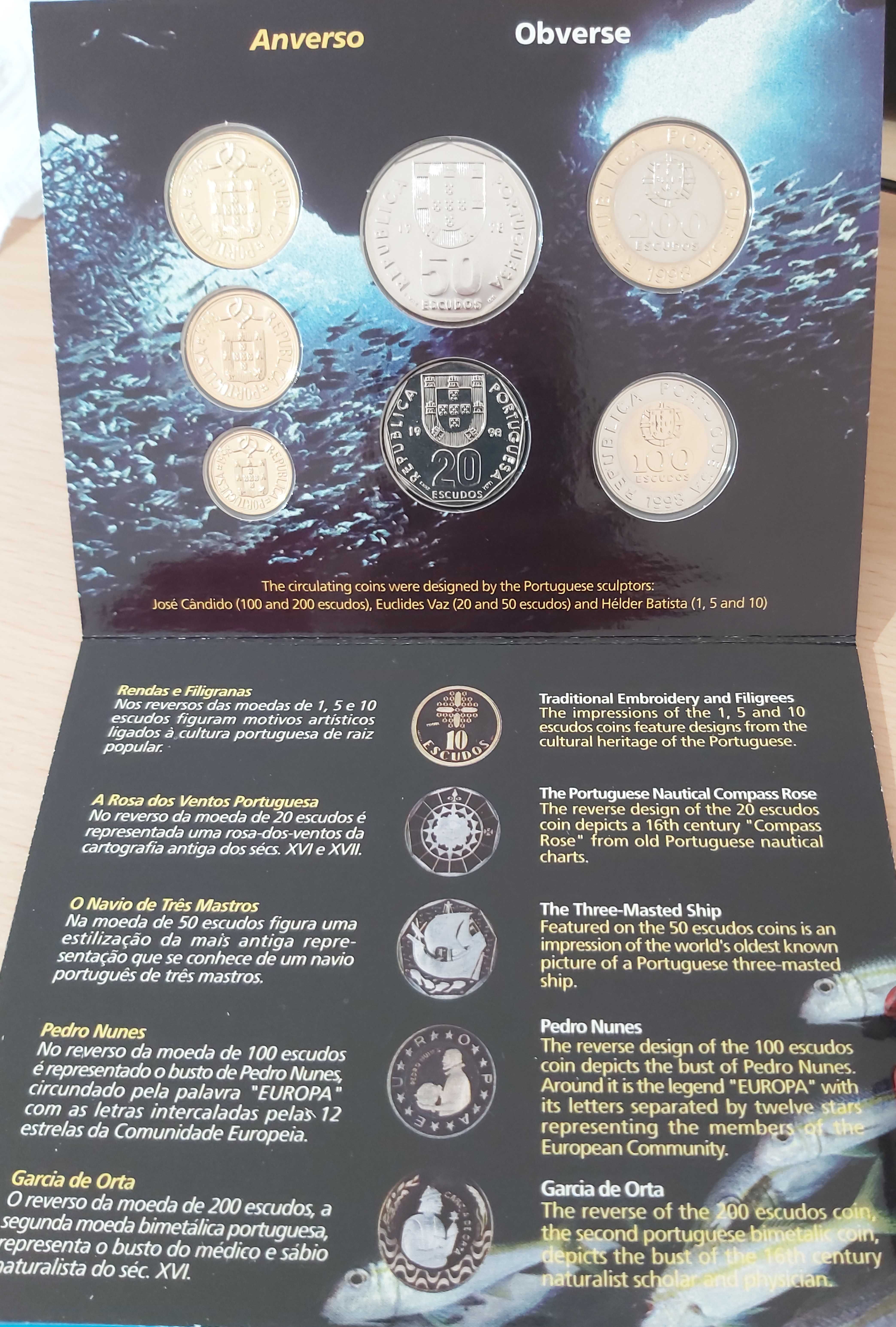 Coleção anual moedas BNC, Série de 1998