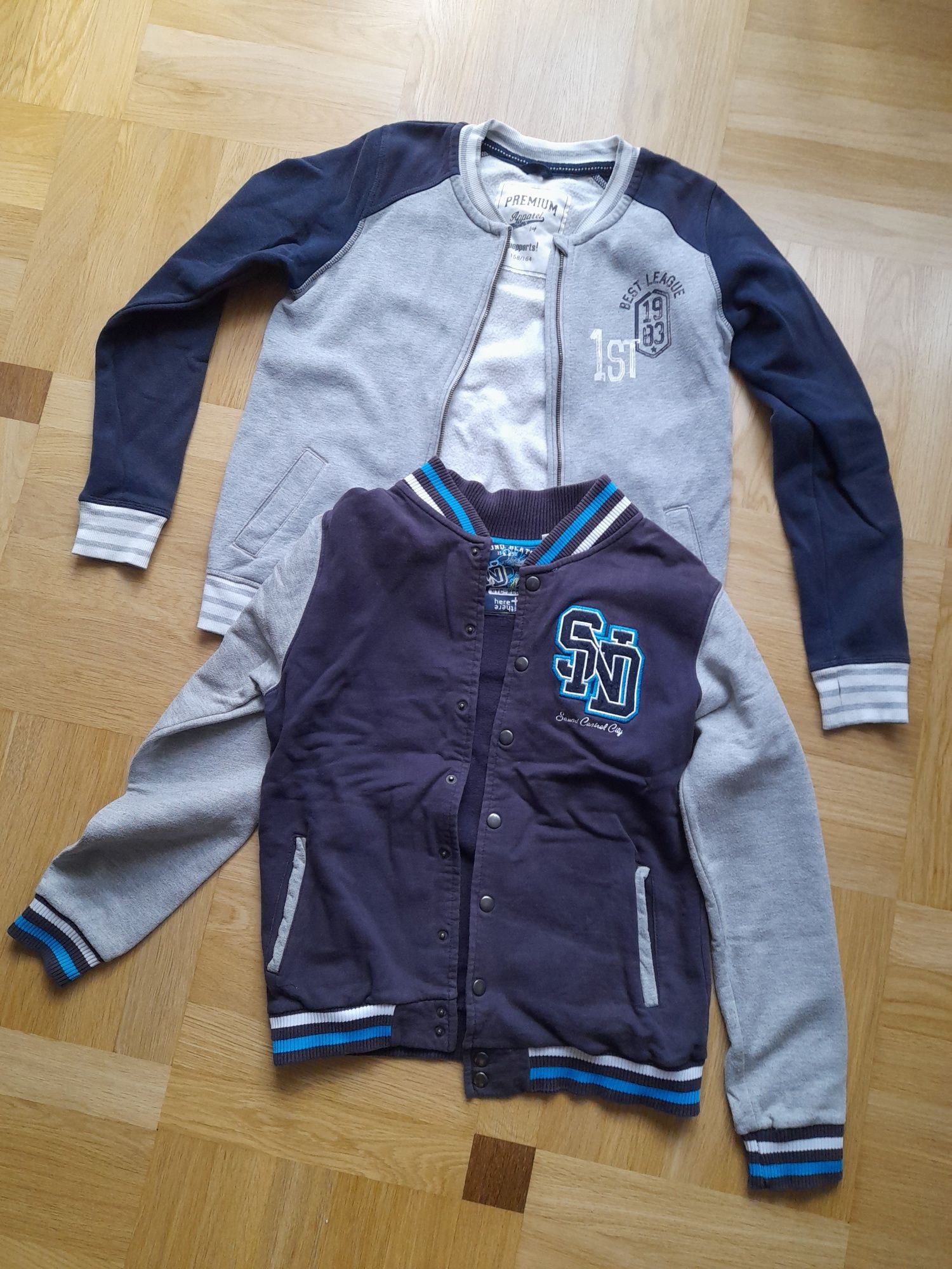 Zamienię 2 bluzy rozpinane dla chłopca r.158/164