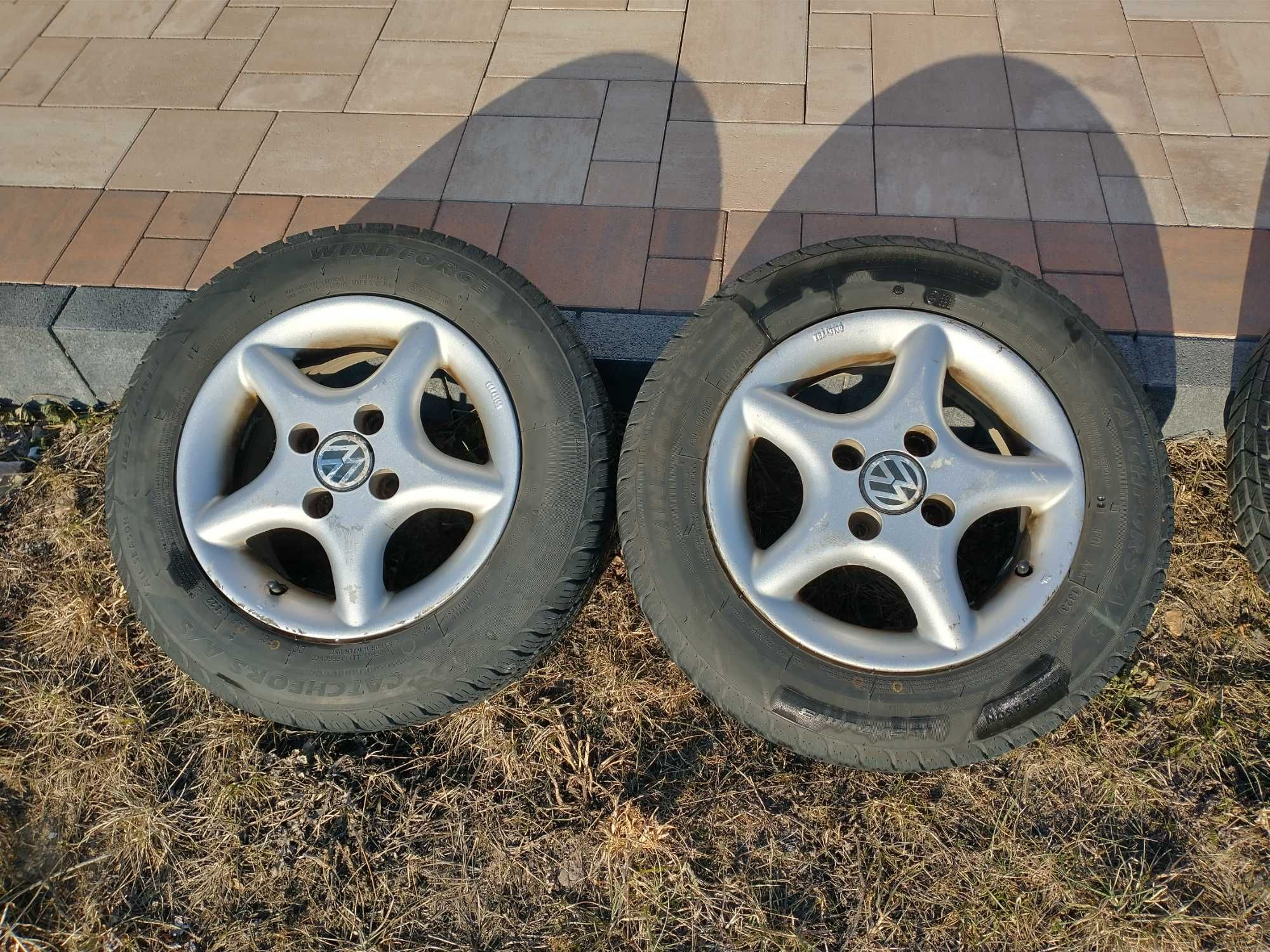 Opony 2x 165x70x13 i 2x 175x65x13, 4x100, (VW, Seat)