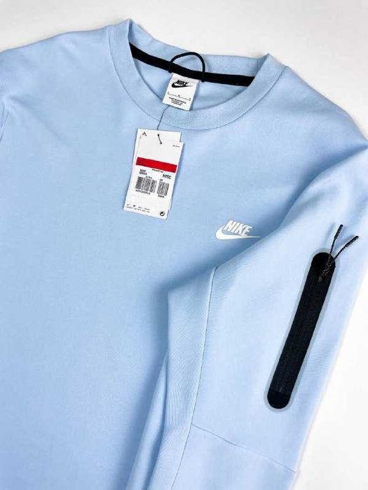 Оригінал! Світшот Nike Tech Fleece блакитний (L) Новий, з бірками!