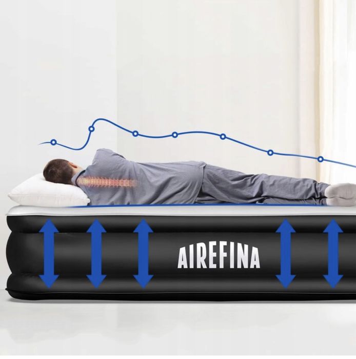 Łóżko dmuchane z pompką elektryczną  190/99/46 cm