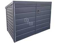 Box Rowerowy - Schowek Moto-Box 1,9X1,1M - Antracyt Tkd330