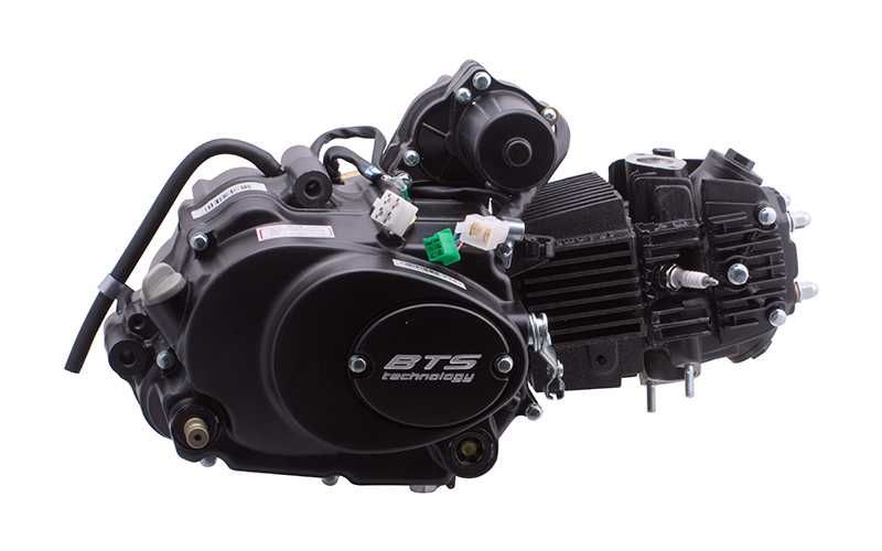 Silnik BTS poziomy 152FMI, 125cc 4T, 4-biegowy Manual, czarny