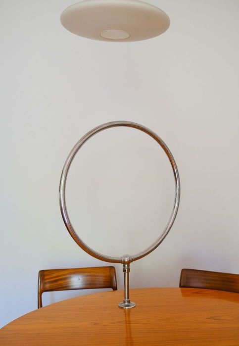 Suporte para cortina de banho vintage