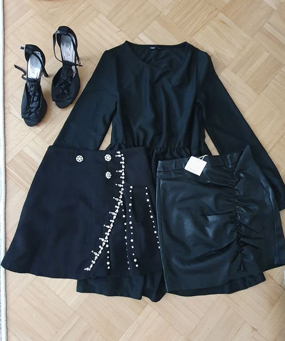 Spódnica ala skóra bershka nowa