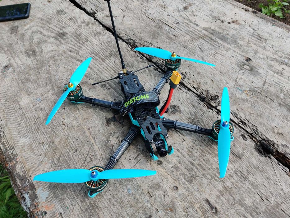 FPV Diatone Roma F7 6S RunCam Mamba Air Unit 120 FPS TBS дрон 7 дюймів