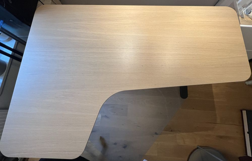 Biurko Bekant Ikea lewe narożne